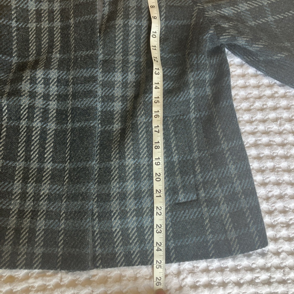 Talbots Wool polyester blend plaid jacket size 10 Womens - Picture 5 of 10
